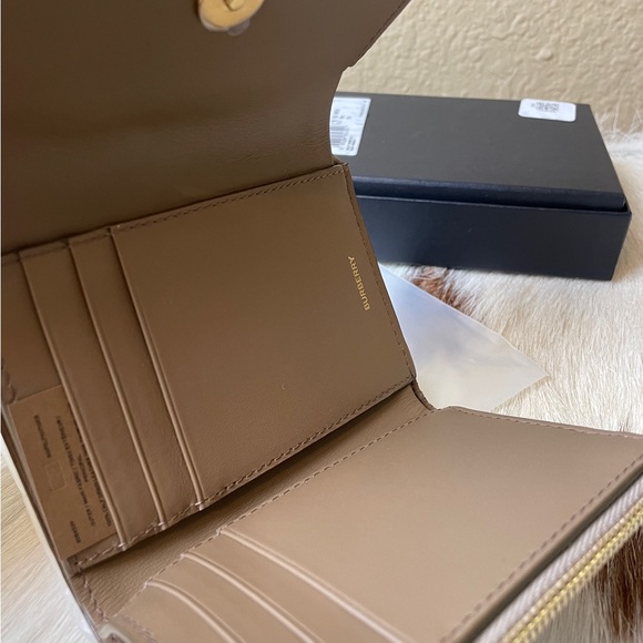 Burberry brand new leather tote bag black+small wallet bundle! 2250$ value - Picture 9 of 13